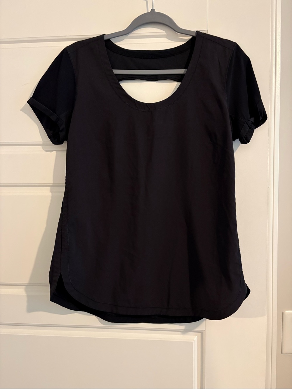 Lululemon Open Back Short Sleeve Athletic Shirt